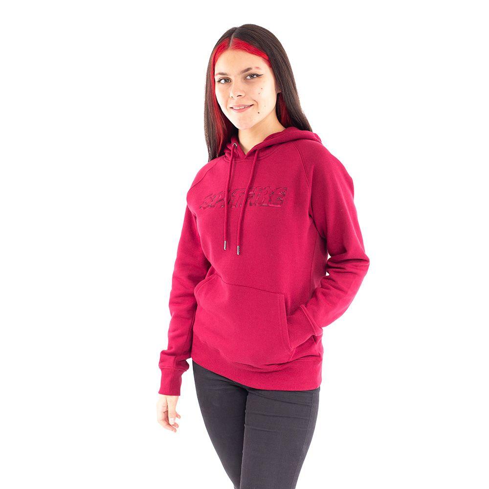 Polerón Hoodie Mujer Spitfire Burdeo-0