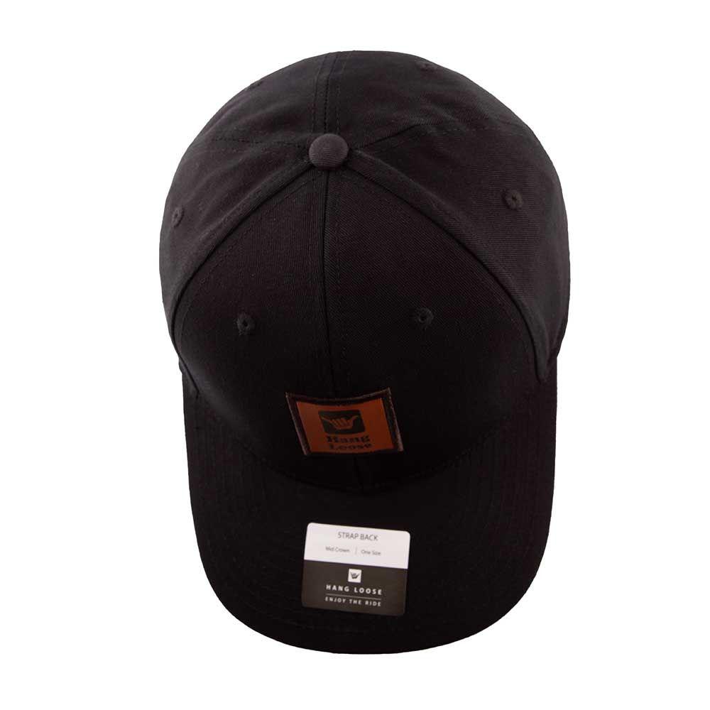 Jockey Gorro Hombre Curvo Negro Hang Loose-4