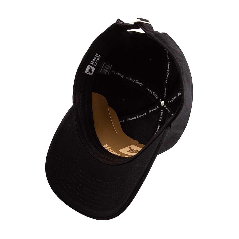 Jockey Gorro Hombre Curvo Negro Hang Loose-5