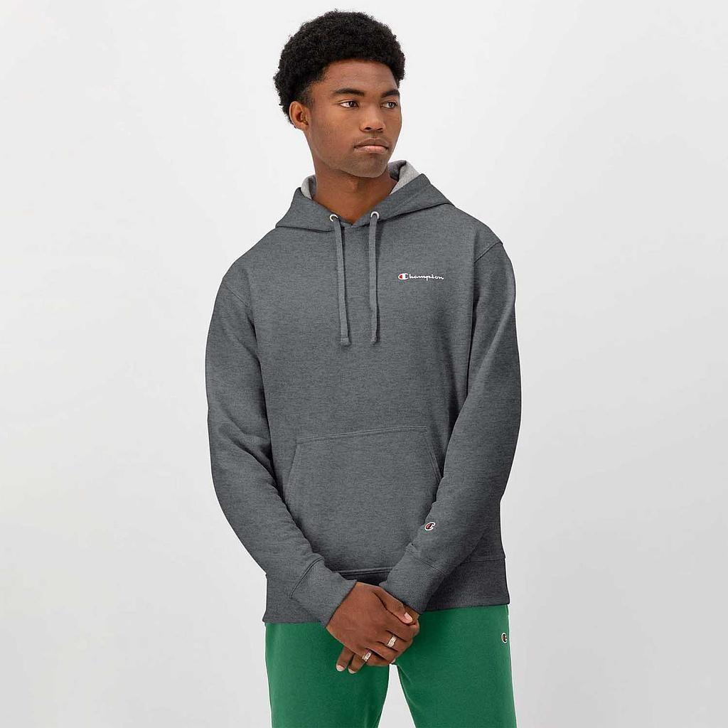 Poleron Hombre Champion Hoodie PG Fleece Gris-0