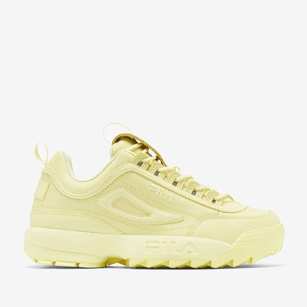 Zapatillas De Mujer Fila Disruptor II Amarillo-0
