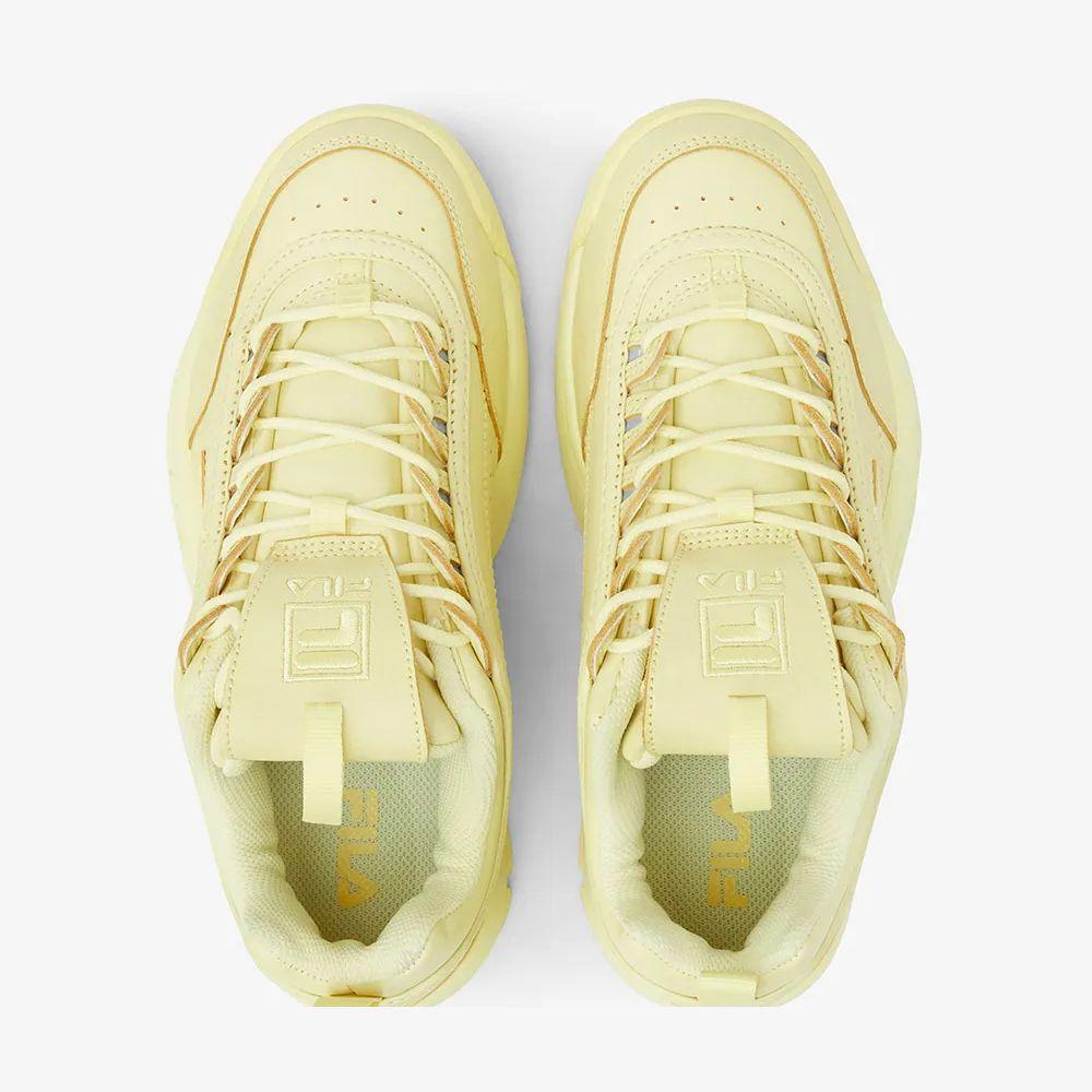 Zapatillas De Mujer Fila Disruptor II Amarillo-3