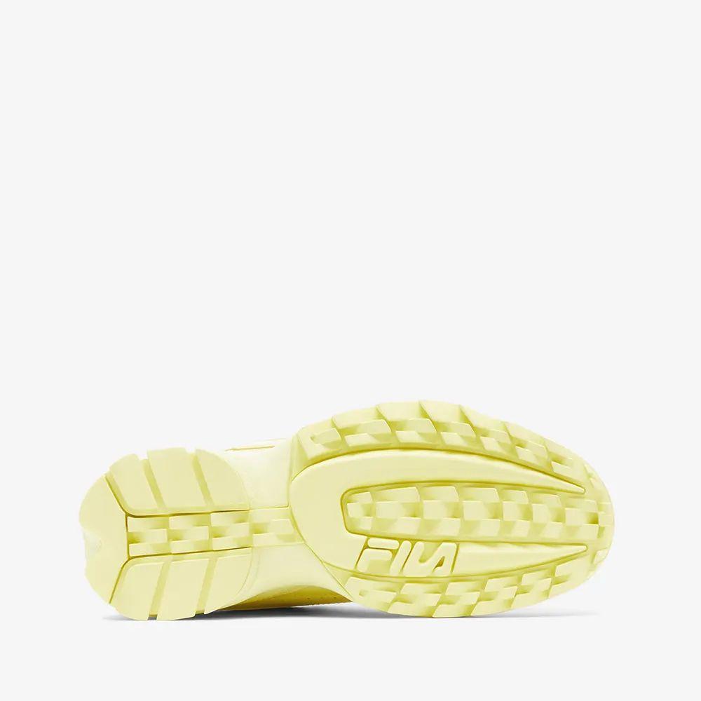 Zapatillas De Mujer Fila Disruptor II Amarillo-5