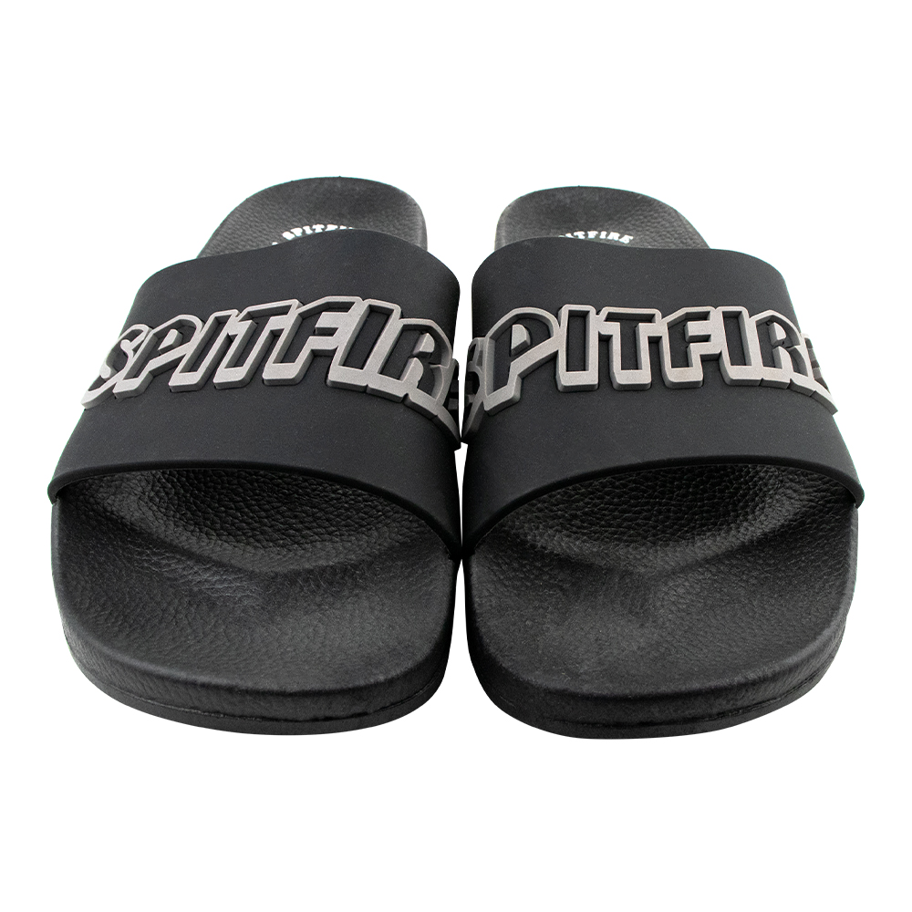 Sandalias Hombre Slip On Negro Gris Spitfire-3