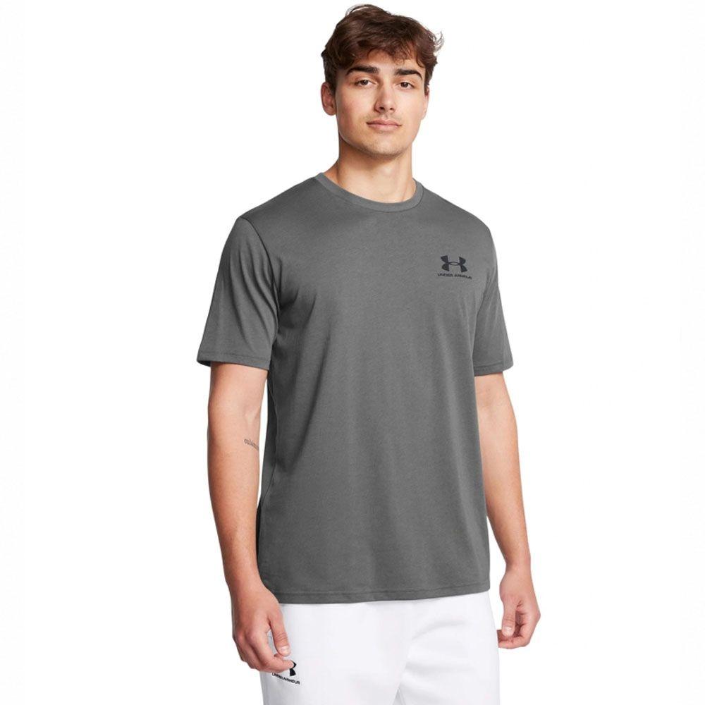 Polera Manga Corta Sportstyle Hombre Under Armour Gris-2