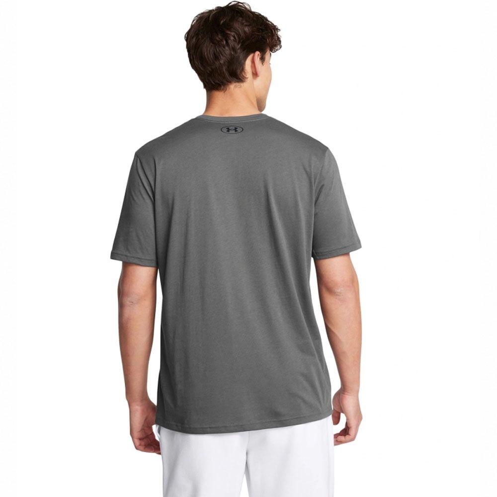Polera Manga Corta Sportstyle Hombre Under Armour Gris-3