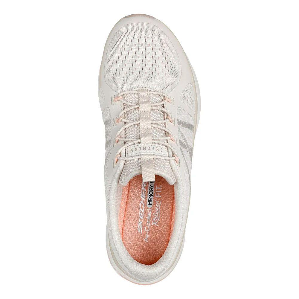 Zapatillas Urbanas Mujer Skechers D'Lux Comfort 2.0 Victory 104474-NAT-3