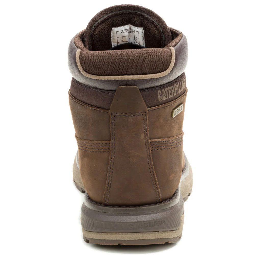 Zapatilla CAT Waterproof Hombre Pursue Café-3