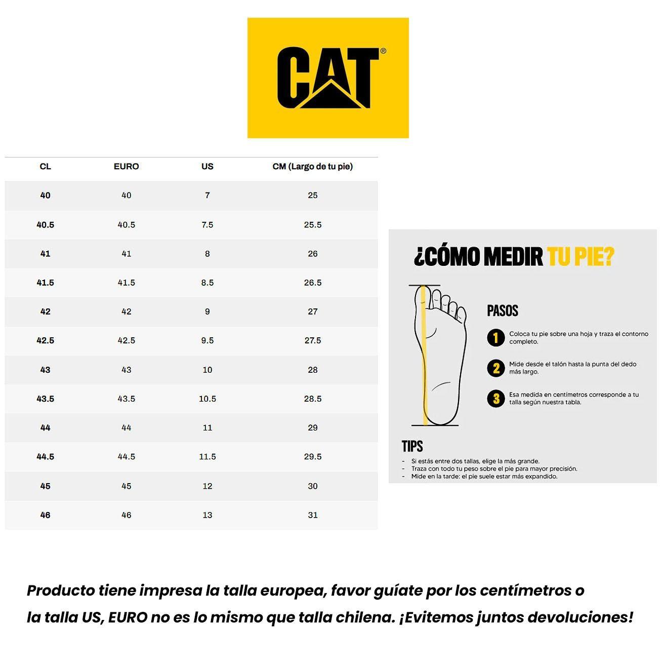 Zapatilla CAT Waterproof Hombre Pursue Café-5