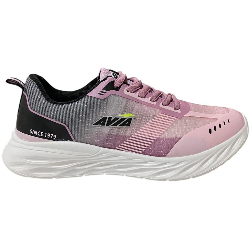 Zapatillas Running Mujer AVIA Hamburg Plum Black-0