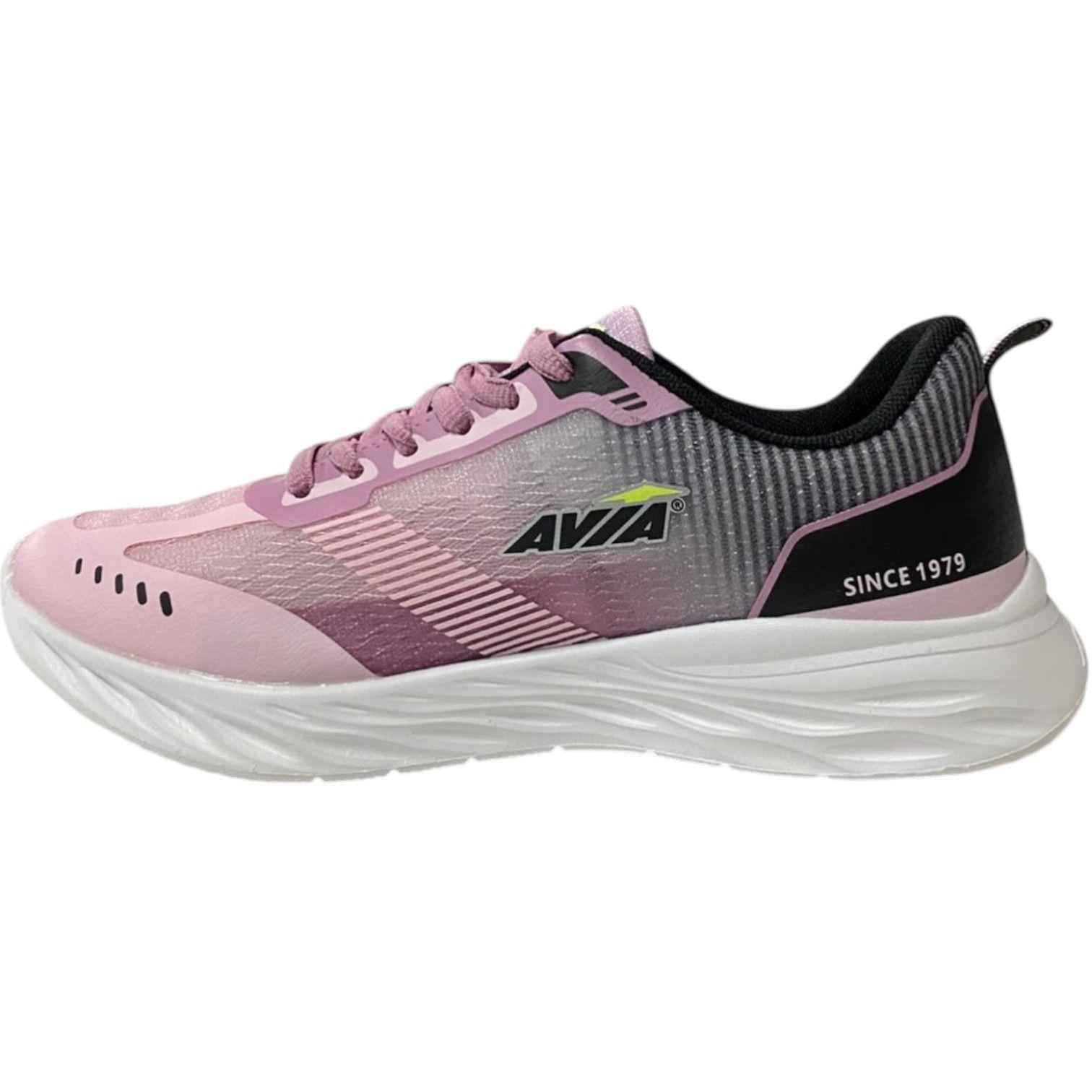 Zapatillas Running Mujer AVIA Hamburg Plum Black-1