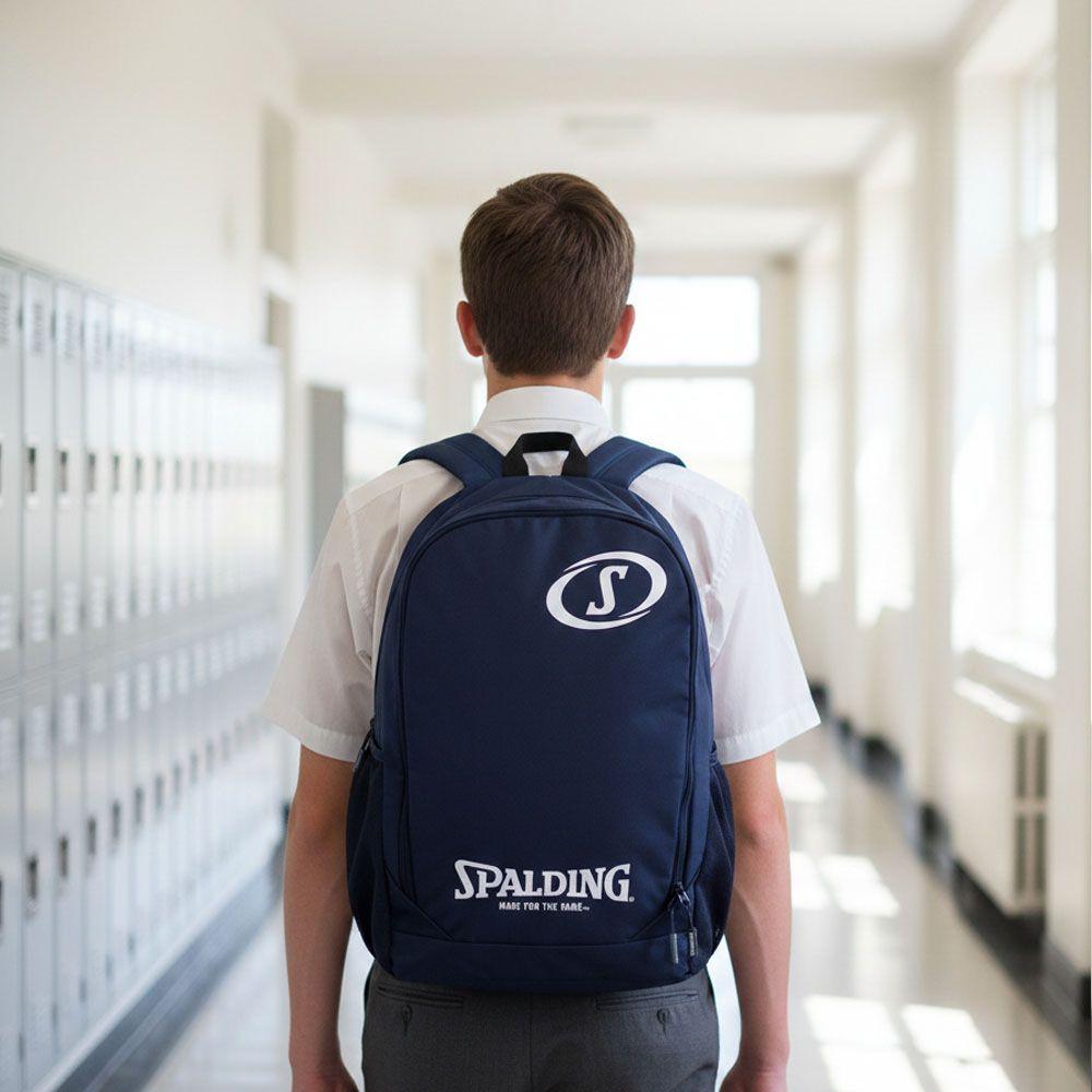 Mochila Urbana Azul Logo 25L Spalding-4