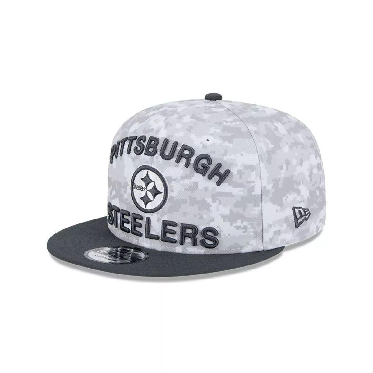 Gorra New Era 9FIFTY Steelers NFL Salute to Service Charcoal-2