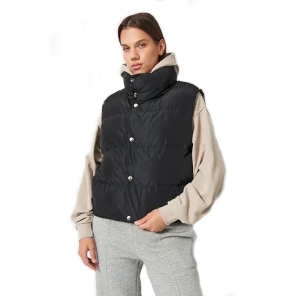 Parka Puffer Mujer Converse Negro-1