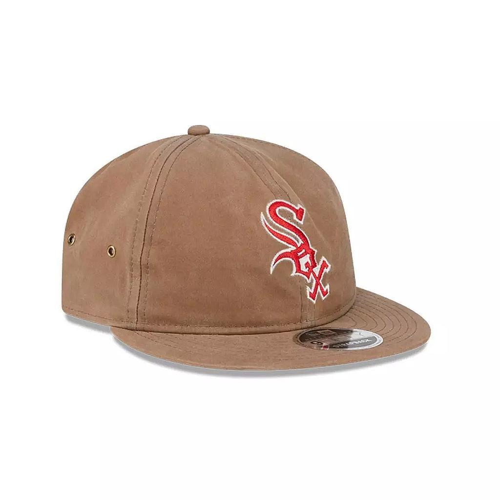 Gorra 9Fifty Chicago White Sox MLB Waxed Canvas Beige New Era-0