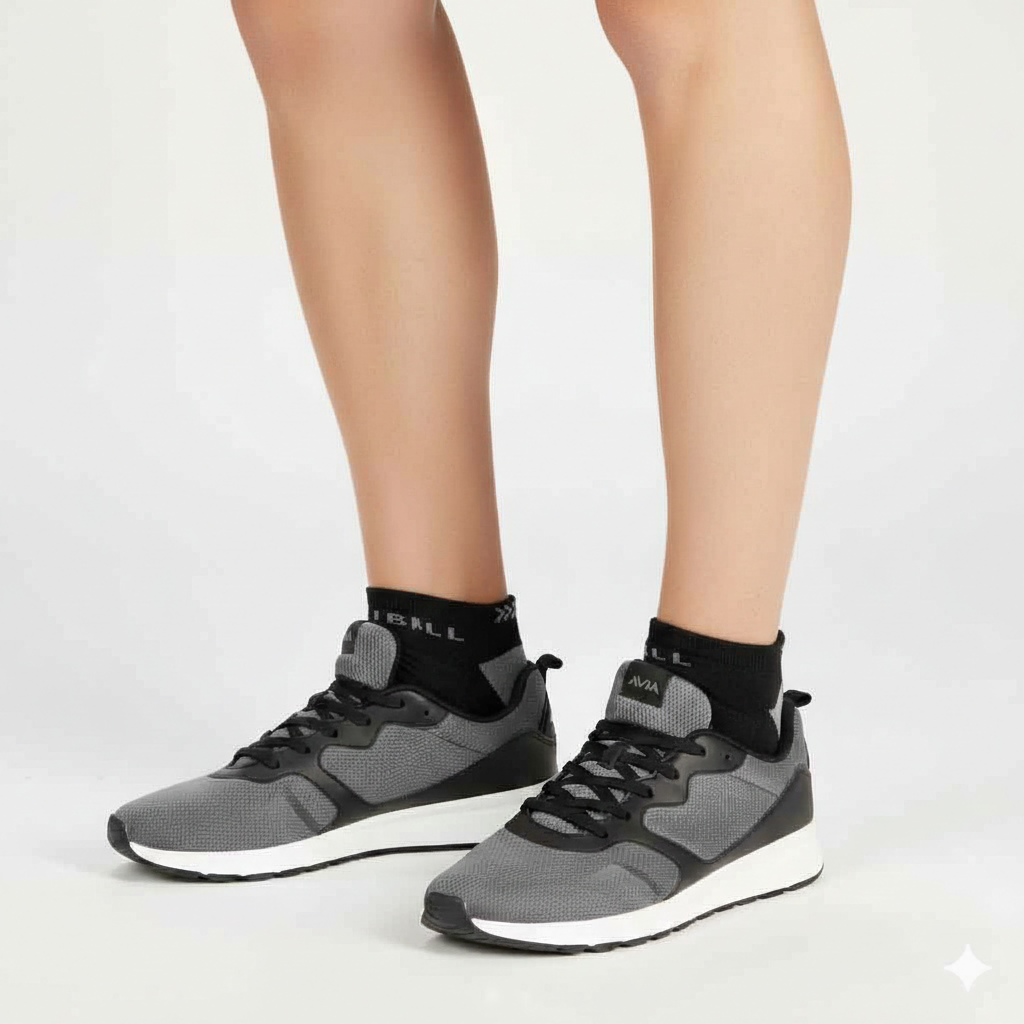 Sixpack Calcetines Cortos Negros Gris 40-44-1