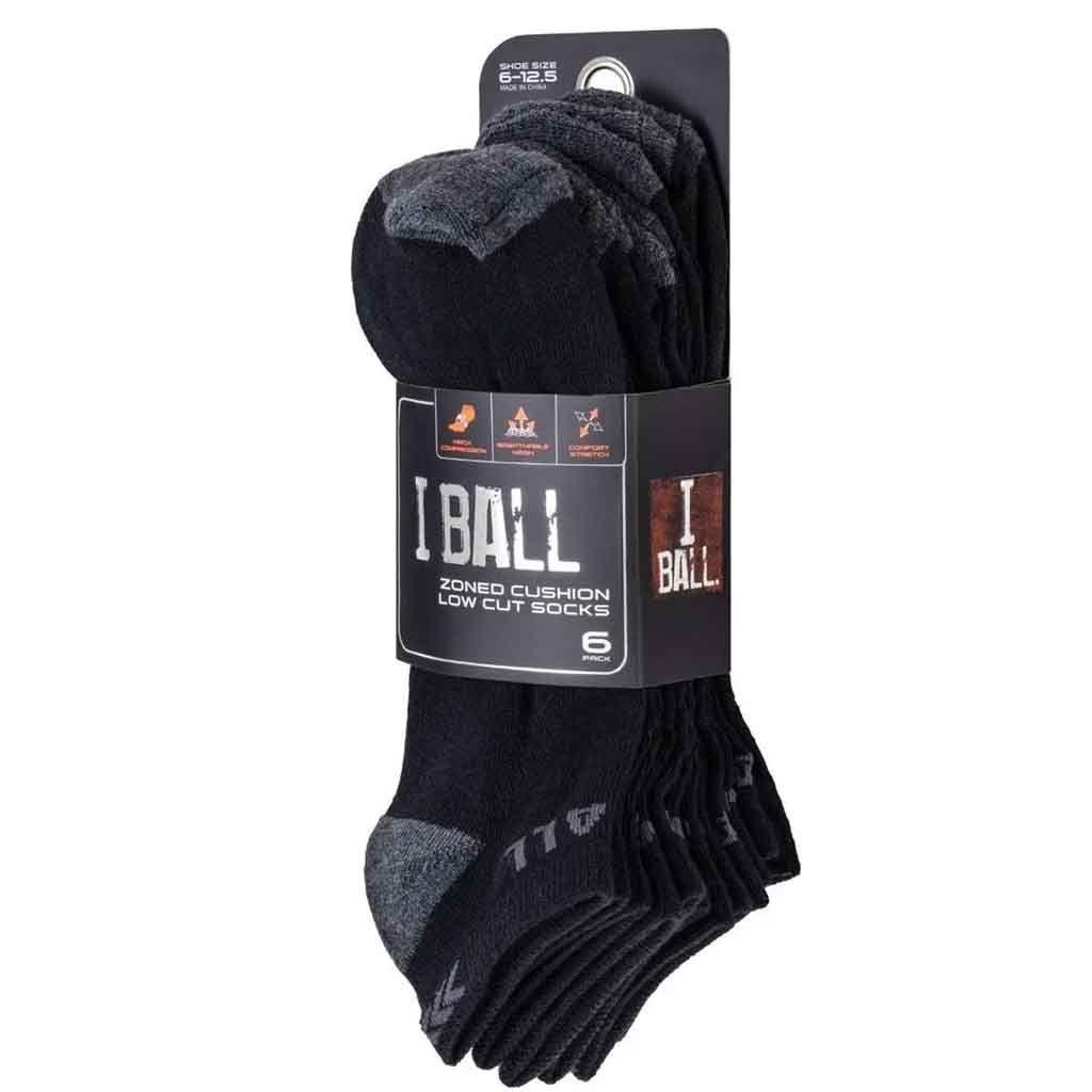 Sixpack Calcetines Cortos Negros Gris 40-44-2