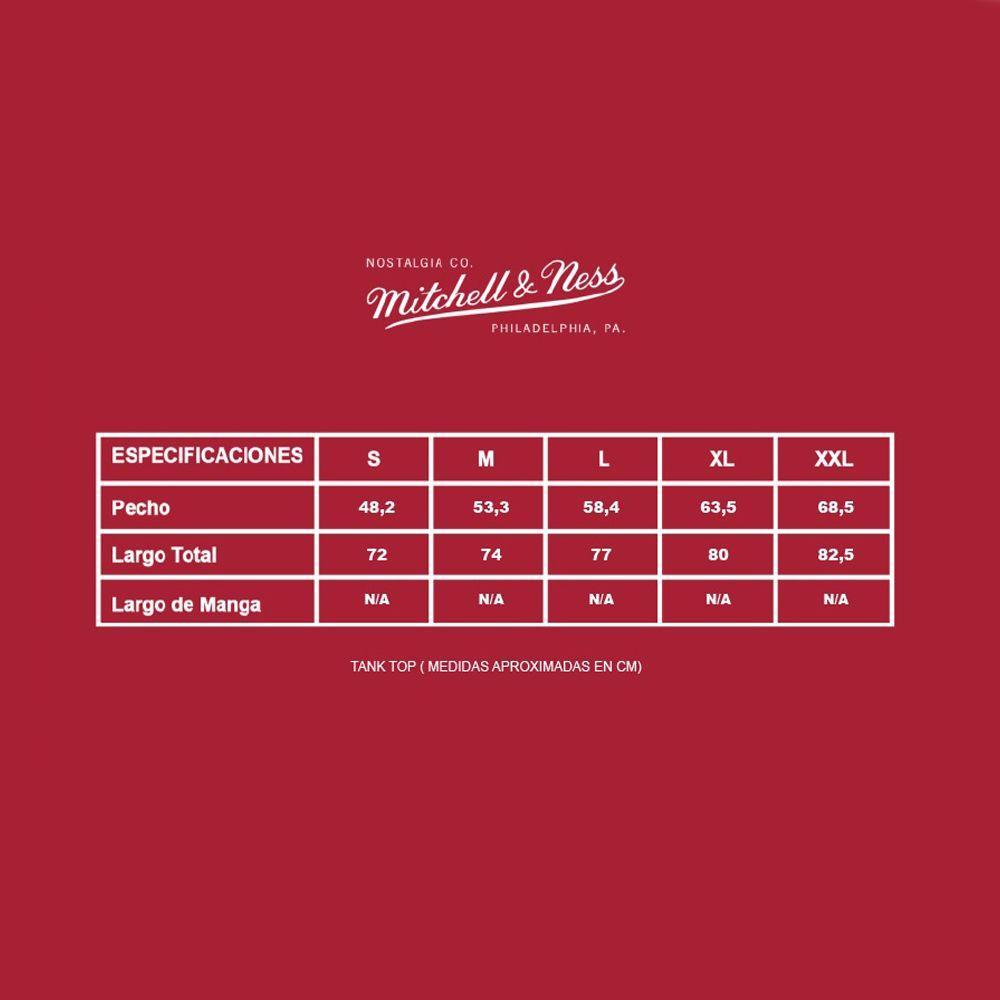 Polera Tank Nba Chicago Bulls Black Mitchell And Ness-8