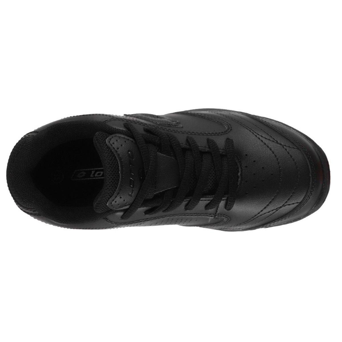 Zapatilla Urbana Juvenil Lotto Court Negra-5