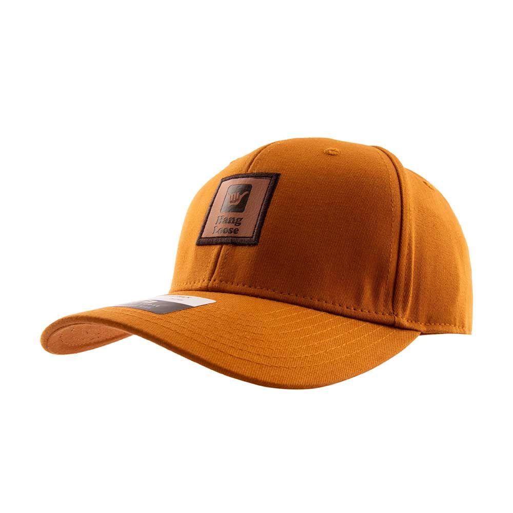 Jockey Gorro Hombre Curvo Naranjo Hang Loose-2