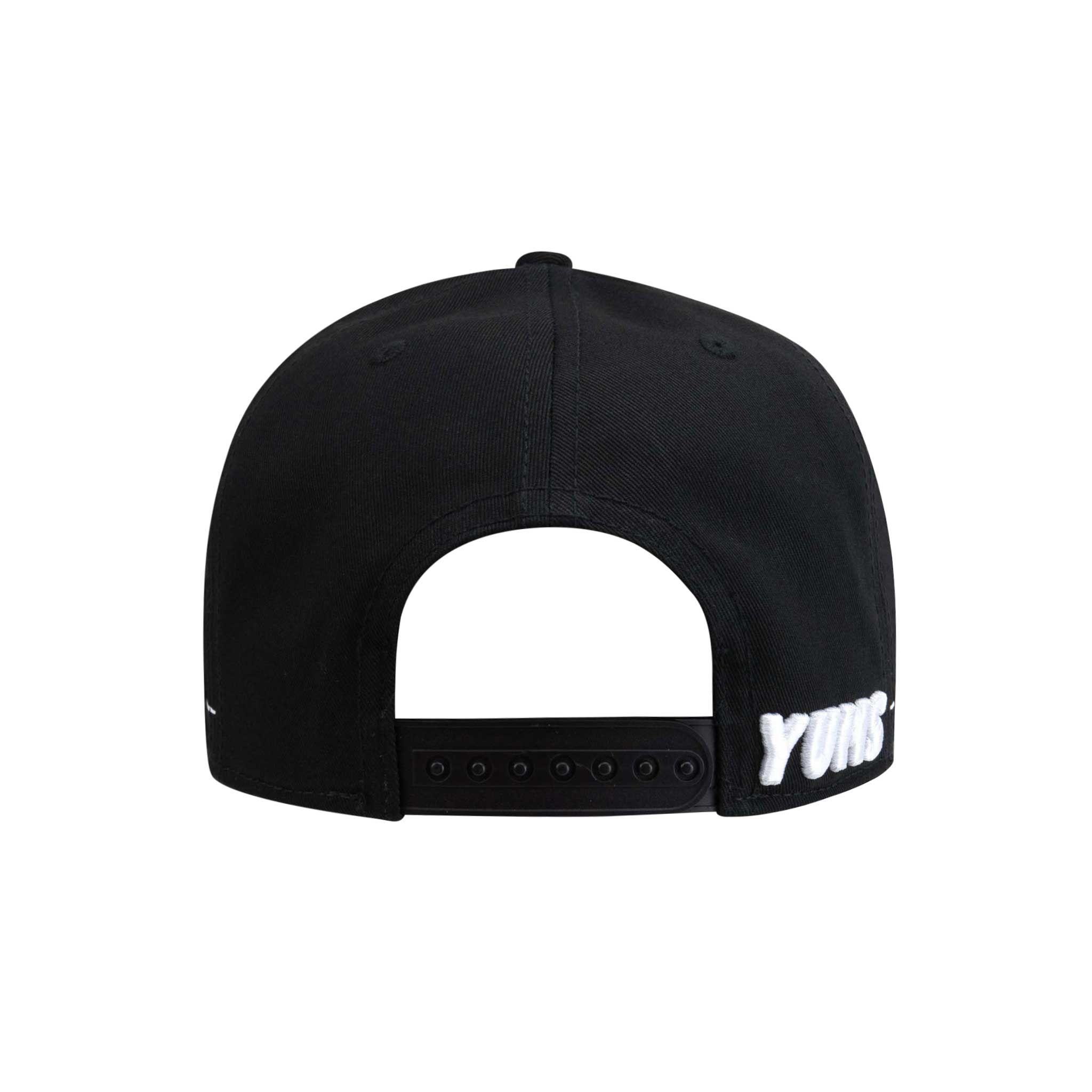 Jockey Snapback Visera Plana Flow N Go Black-White Yums-2