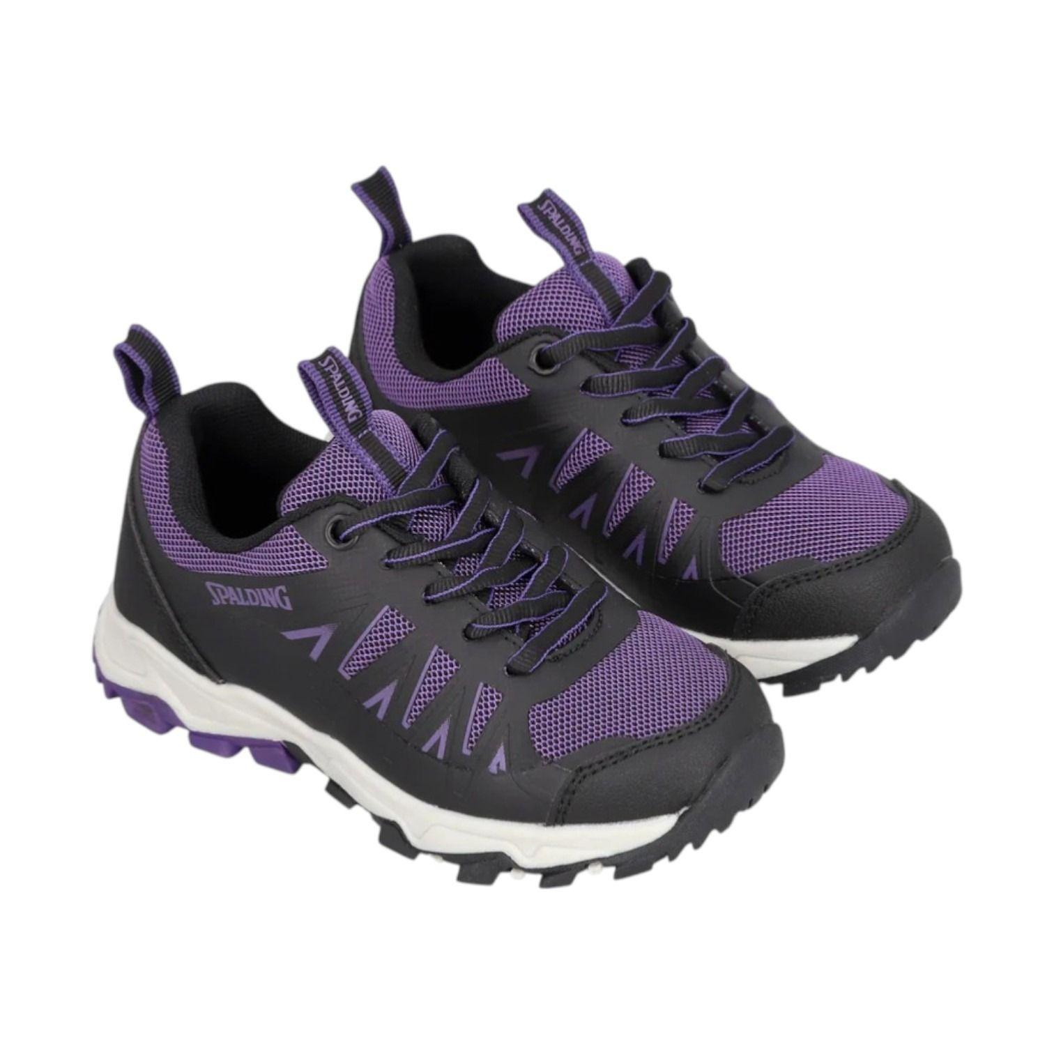 Zapatilla Outdoor Infantil Spalding Aron Púrpura-2