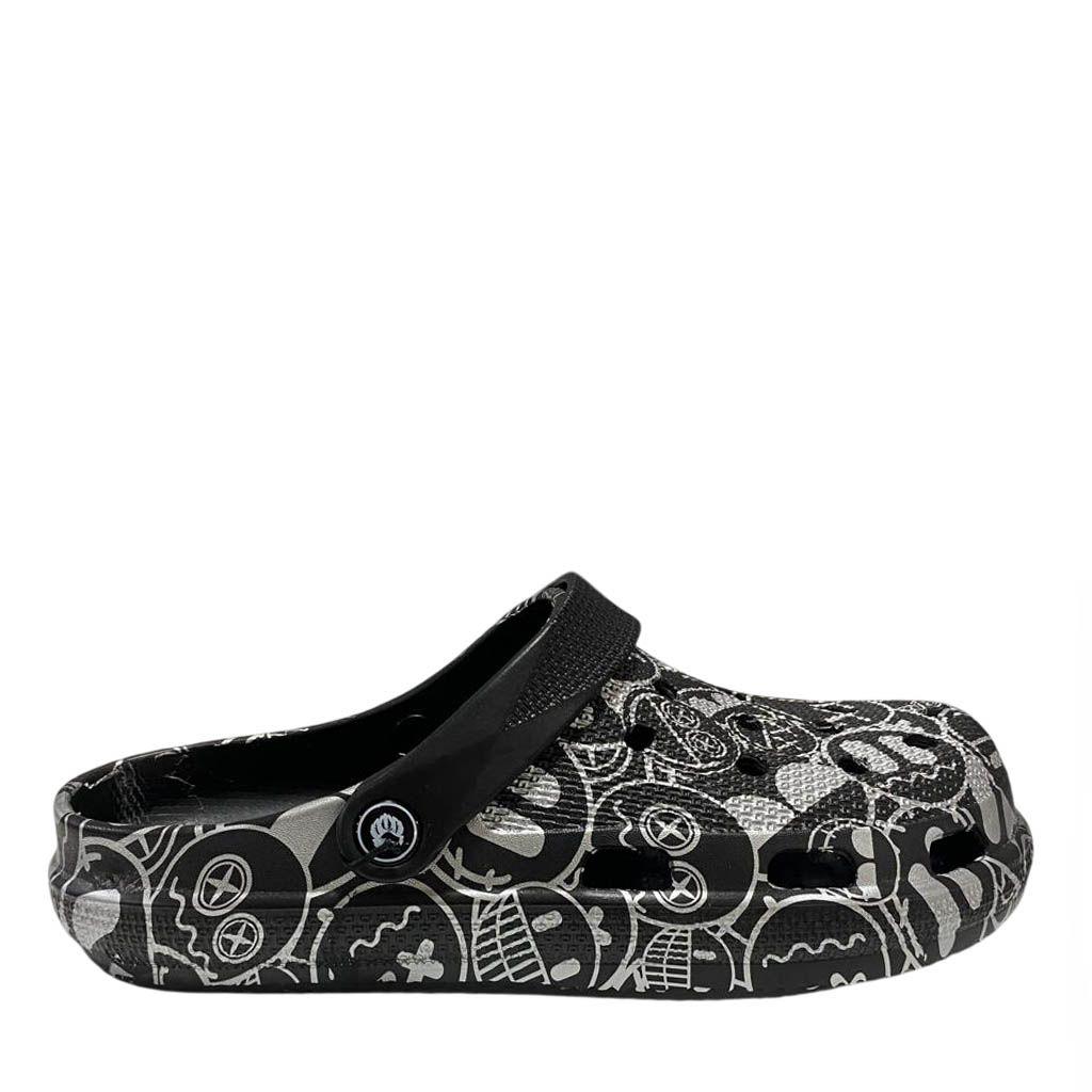 Sandalia Zueco Urbano Negro Hombre-0