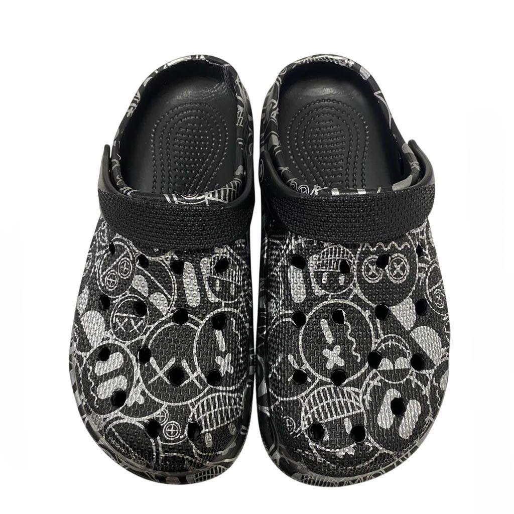 Sandalia Zueco Urbano Negro Hombre-1