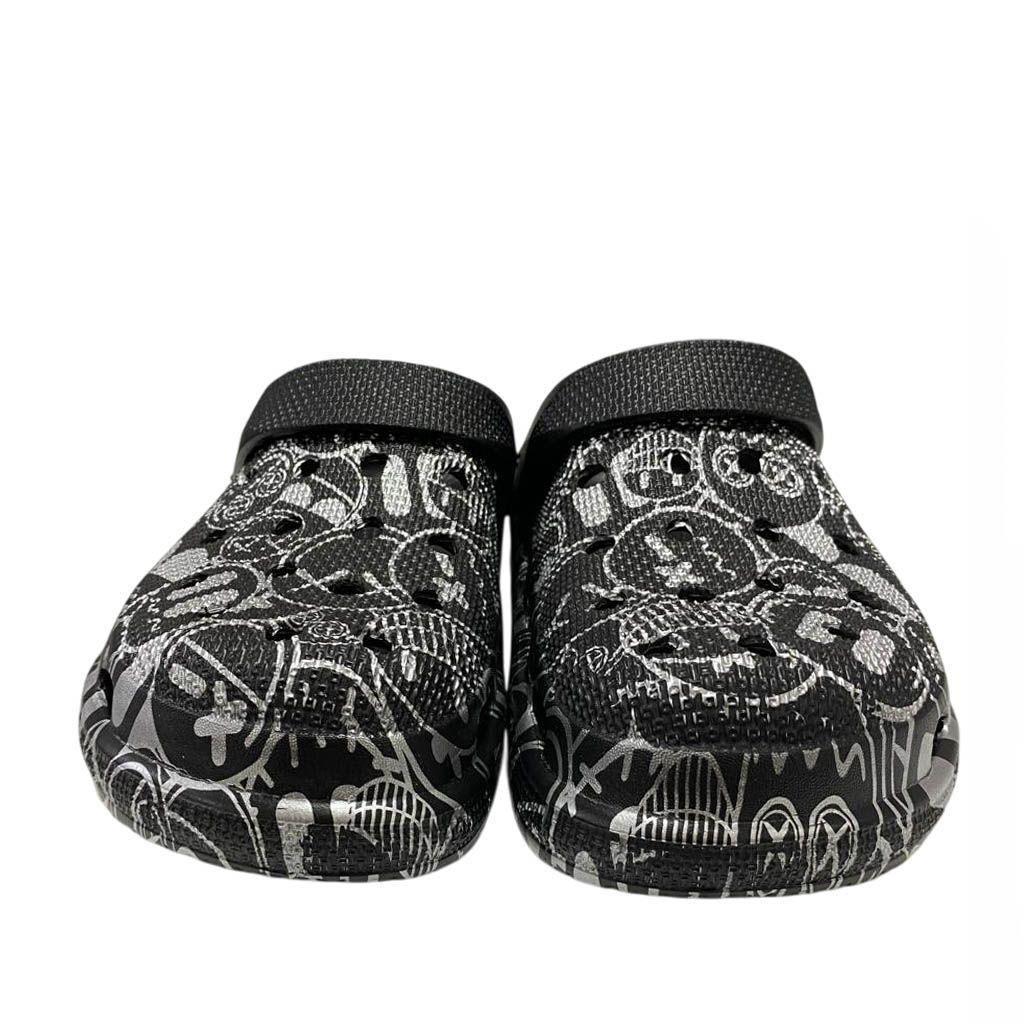 Sandalia Zueco Urbano Negro Hombre-3