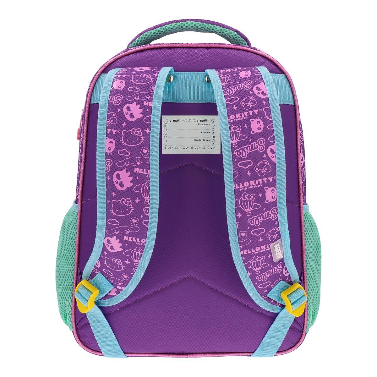 Mochila Hello Kitty and Friends Infantil Azul 14L-3