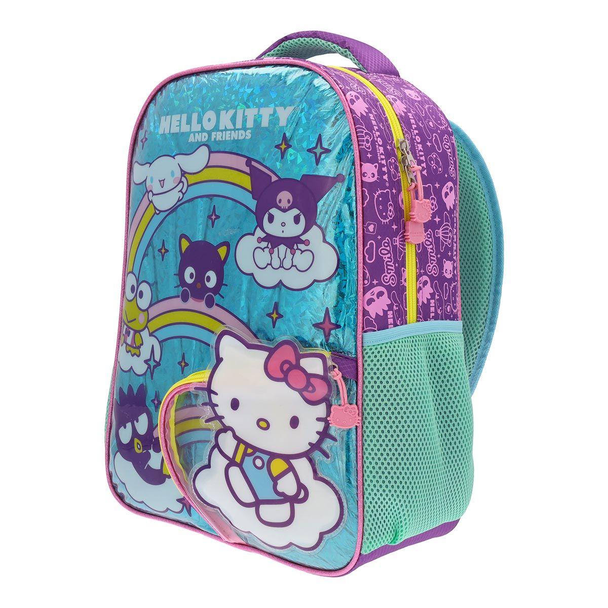 Mochila Hello Kitty and Friends Infantil Azul 14L-6