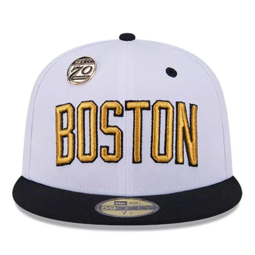 Gorro New Era 59fifty NBA Boston Celtics 59fifty Day Blanco-0