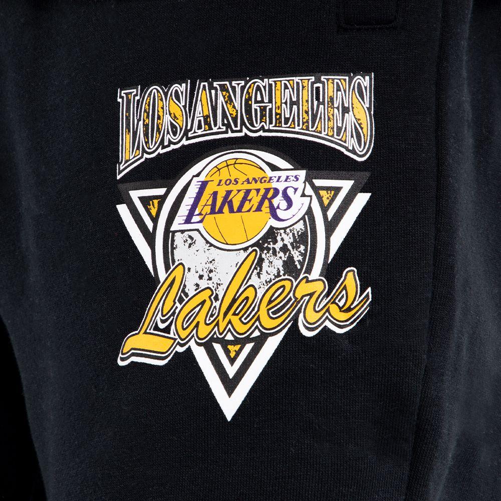 Pantalón Jogger Los Angeles Lakers Negro Mitchell And Ness-2