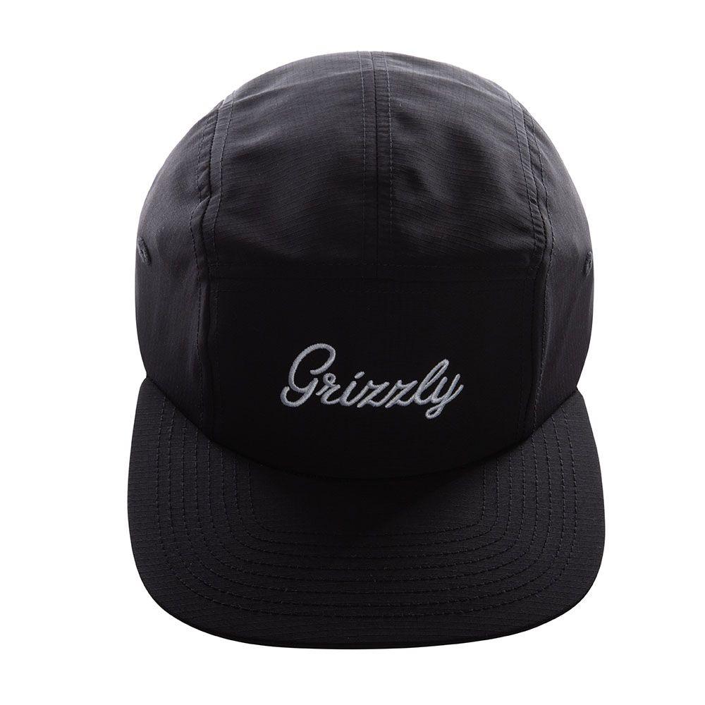 Jockey Negro Grizzly Script Five Panel Direct Embroidery-3