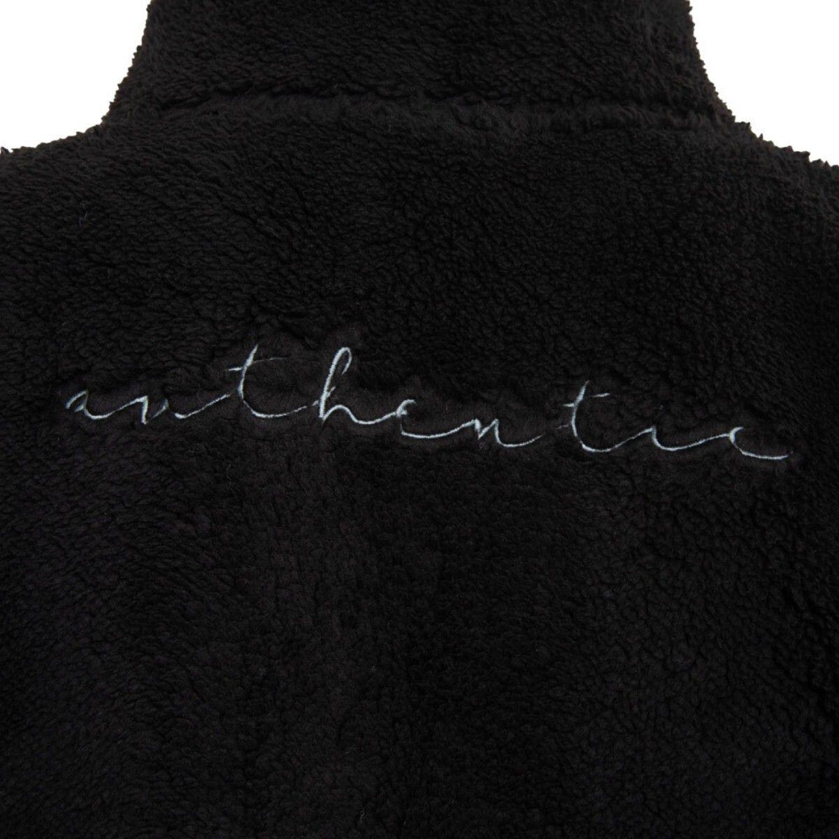 Polar De Mujer Kappa Full Zipper Negro-3