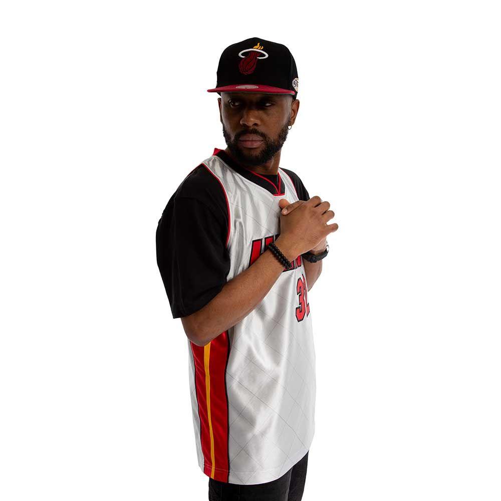 Camiseta Nba Shaquille O'Neal Miami Heat Mitchell & Ness 2005-06 Hardwood Classics 75th-3