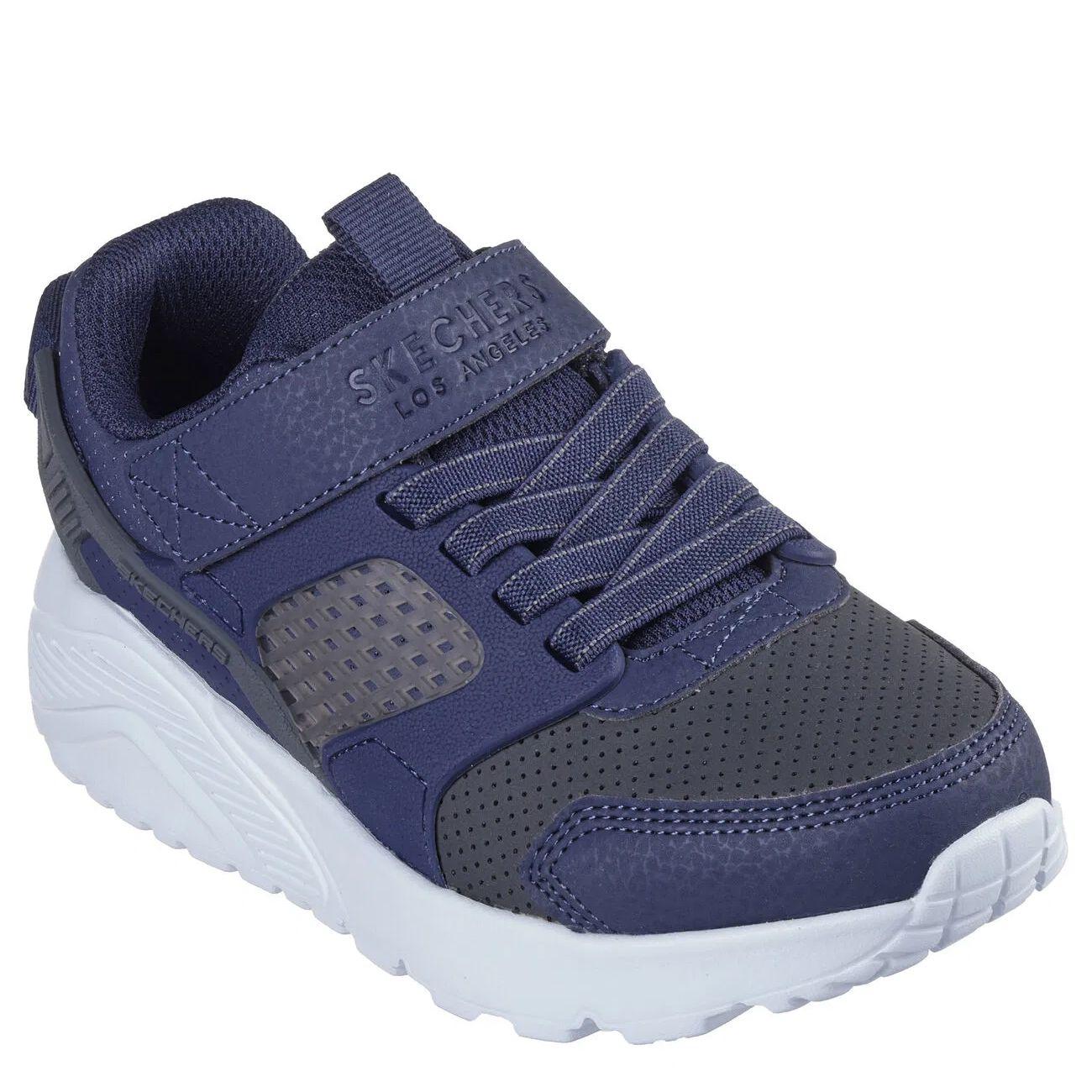 Zapatillas Urbanas Skechers Niños Uno Lite - Gridstill 405715L-NVCC-2