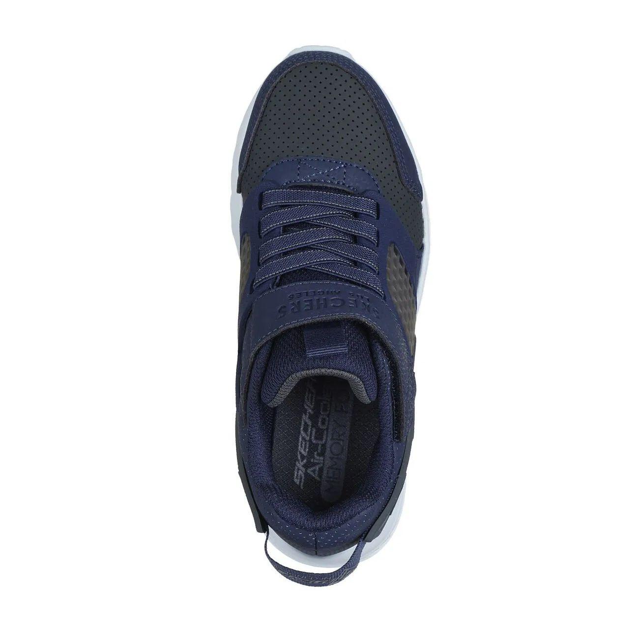 Zapatillas Urbanas Skechers Niños Uno Lite - Gridstill 405715L-NVCC-3