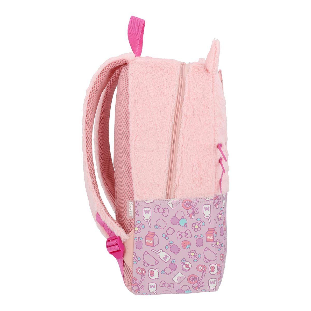 Mochila Hello Kitty Juvenil Fluffy Pink 17L-2