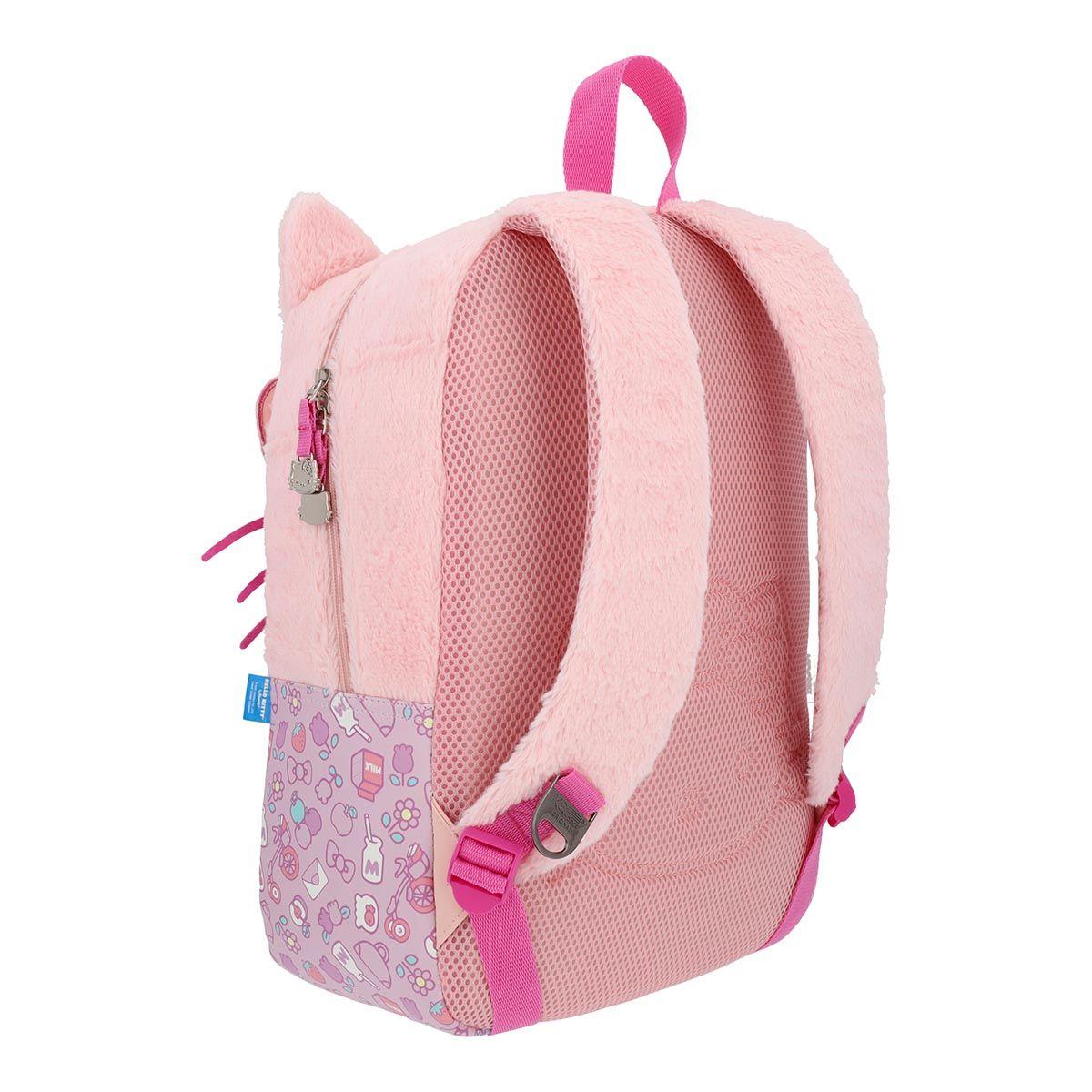 Mochila Hello Kitty Juvenil Fluffy Pink 17L-5