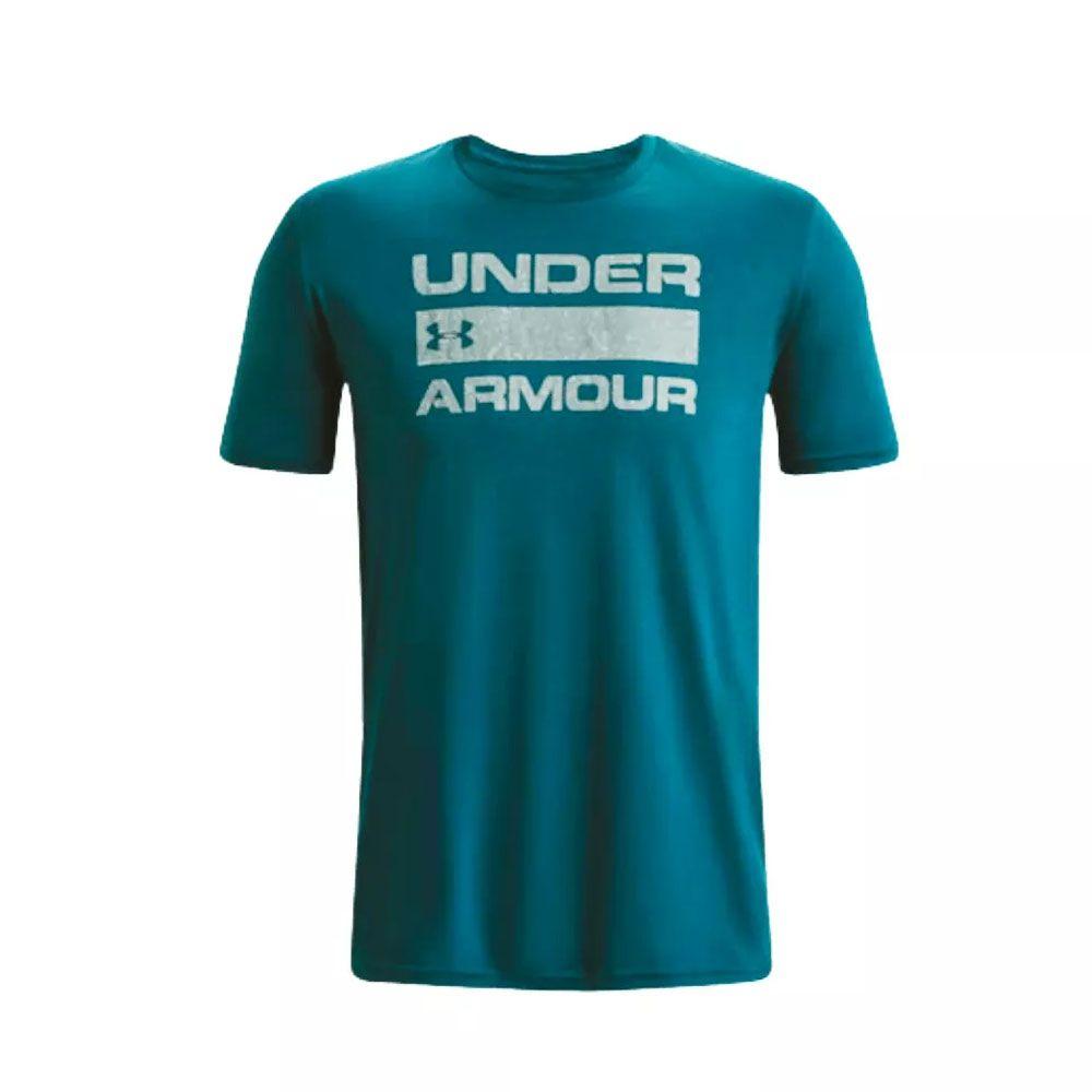 Polera Manga Corta Lifestyle Hombre Under Armour Turquesa-0