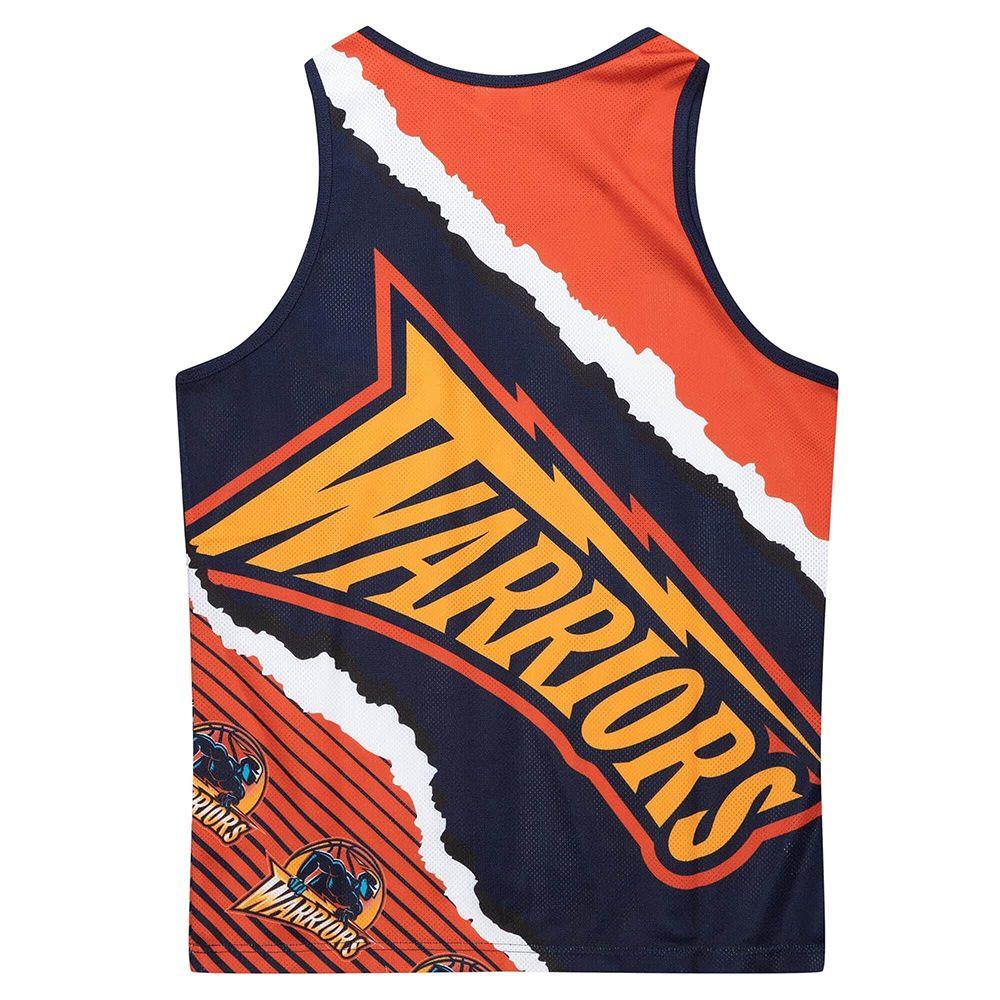 Polera Warriors Jumbotron 2.0 Mitchell And Ness-7