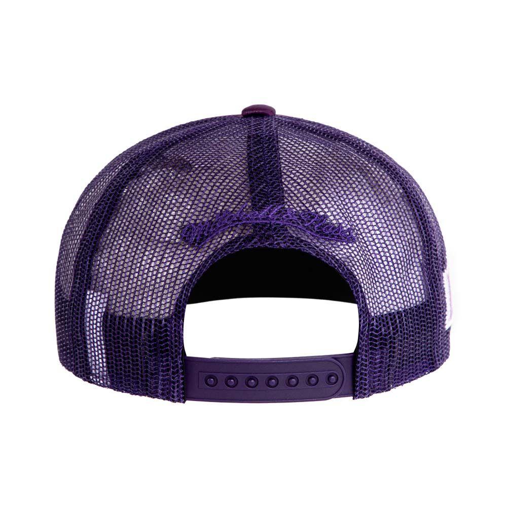 Jockey Gorro Trucker Nba Los Angeles Lakers Morado Mitchell And Ness-3