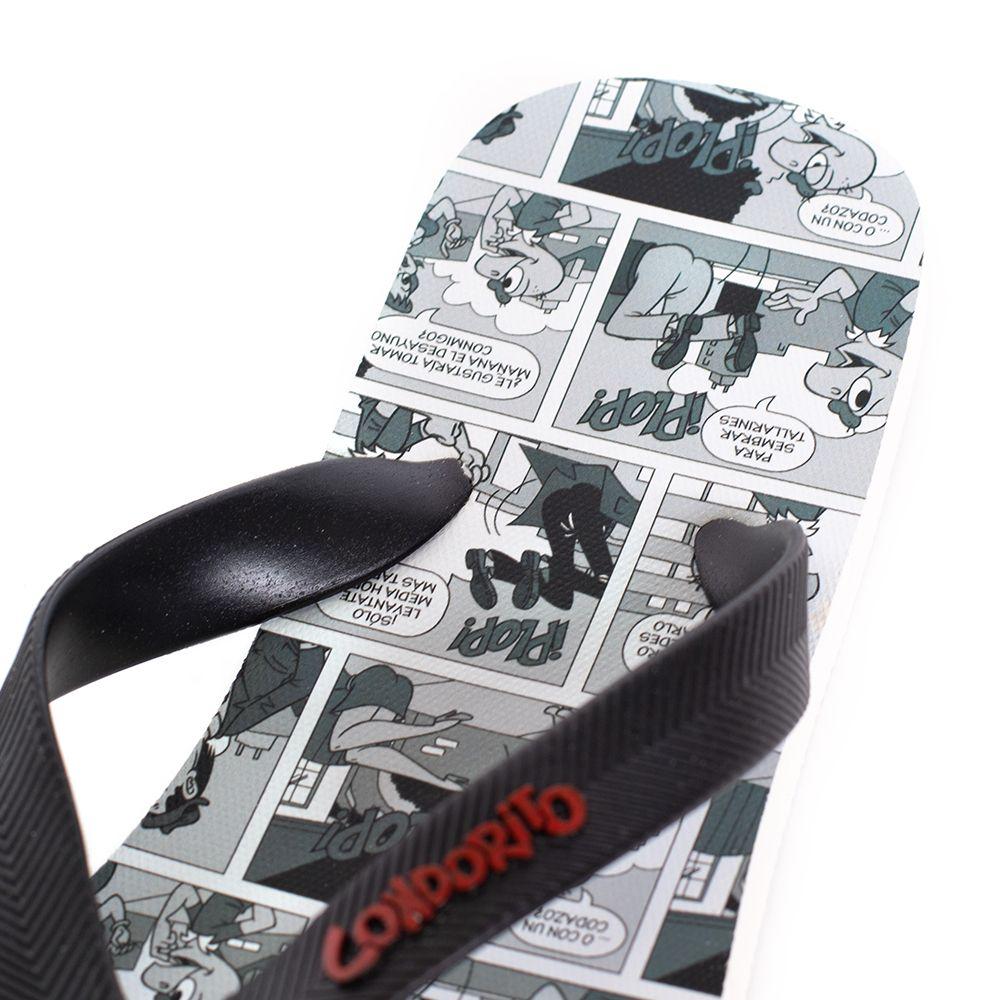 Sandalias Hombre Hawaianas Gris Negro Condorito-5