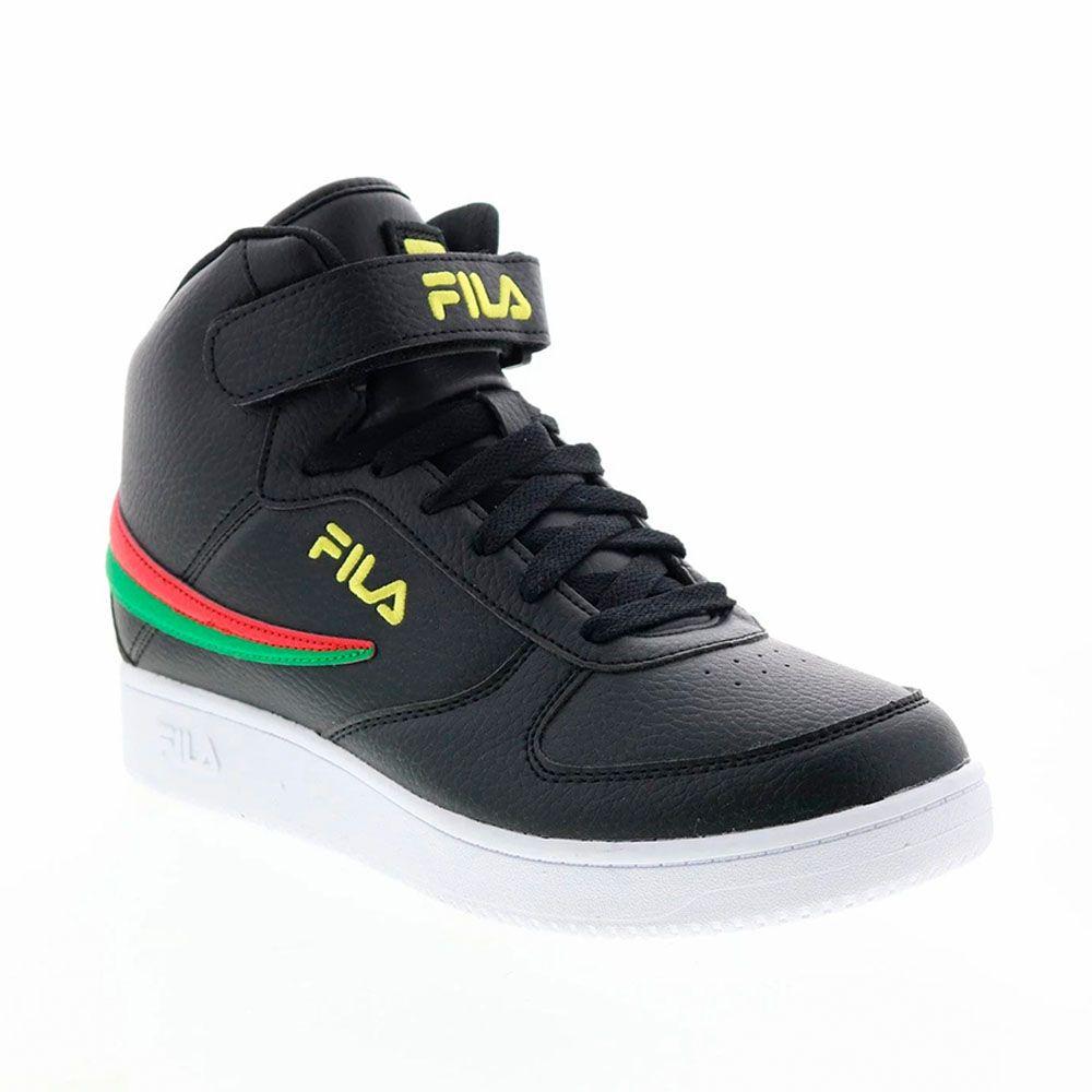 Zapatillas De Hombre Fila A-High Negro-2