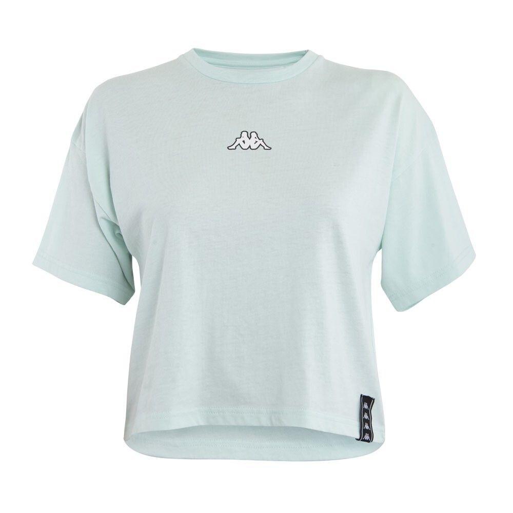 Polera Kappa Niña Mini Logo Turquesa-0