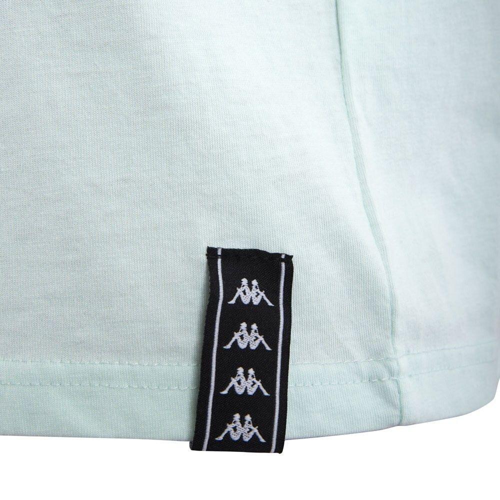 Polera Kappa Niña Mini Logo Turquesa-2
