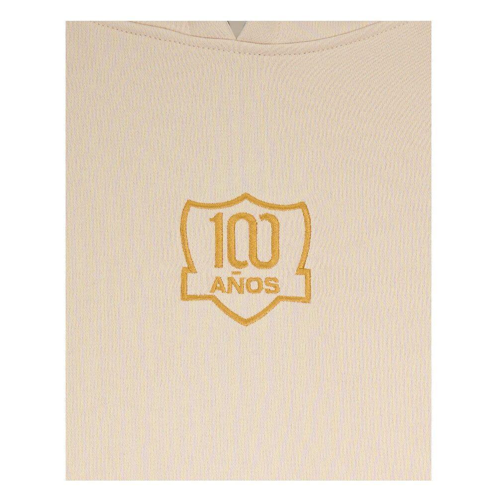 Polerón Colo Colo Urbano Hoodie Beige 100 años-2