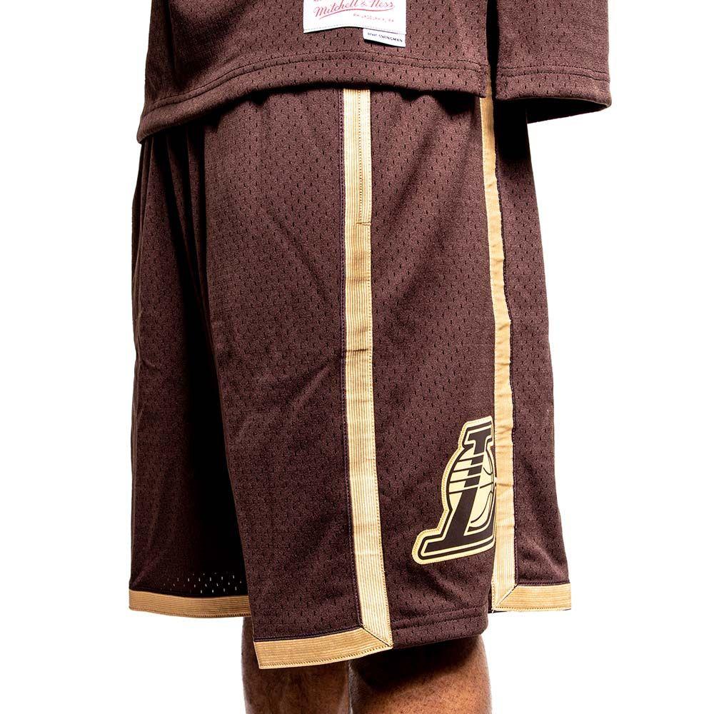 Short Nba Lux Brown Lakers 2009 Mitchell And Ness-4