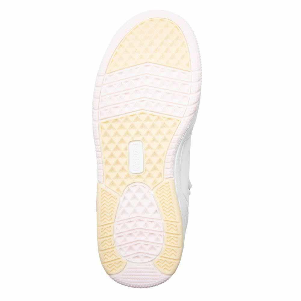 Zapatilla Urbana Niña Kappa Kary Mid Blanca Rosa Amarilla-5